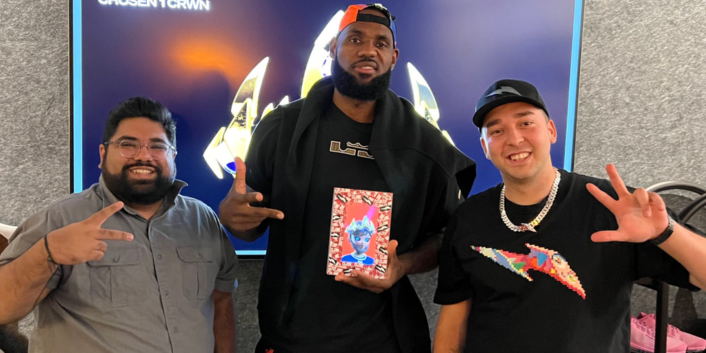 LeBron James spotted in RTFKT Nike sneakers—Clone X NFT holders rejoice