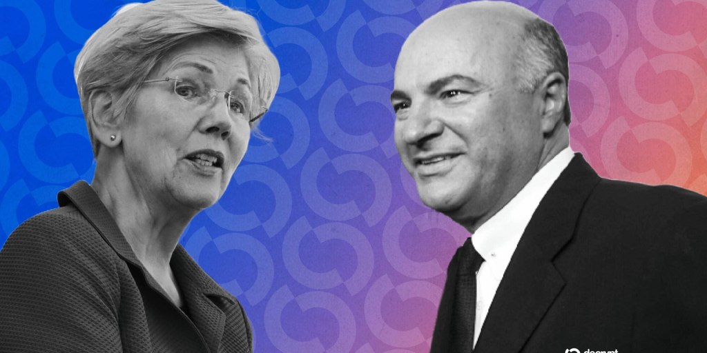 Shark Tank’s Kevin O’Leary Says Warren Wrong to ‘Tie’ Stablecoin Bill to Trump