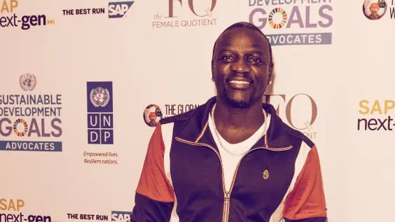 Akon discusses his upcoming cryptocurrency. Image: Shutterstock.