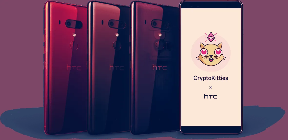 Crypto-Kitties was a huge hit but is it enough to turn around HTC's fortunes? PHOTO CREDIT: HTC