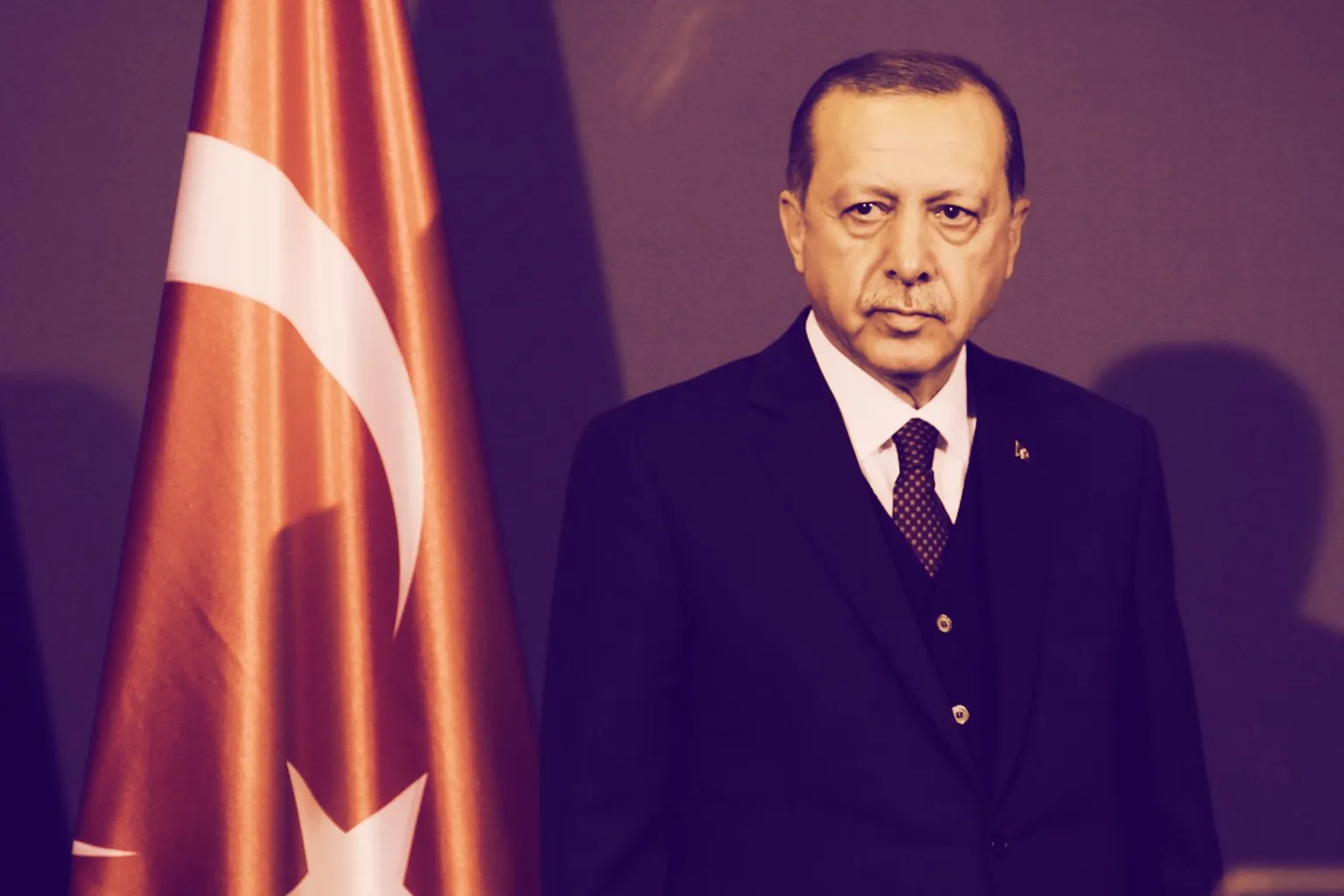 El presidente de Turquía, Erdoğan  CRÉDITO DE LA FOTO: Shutterstock.