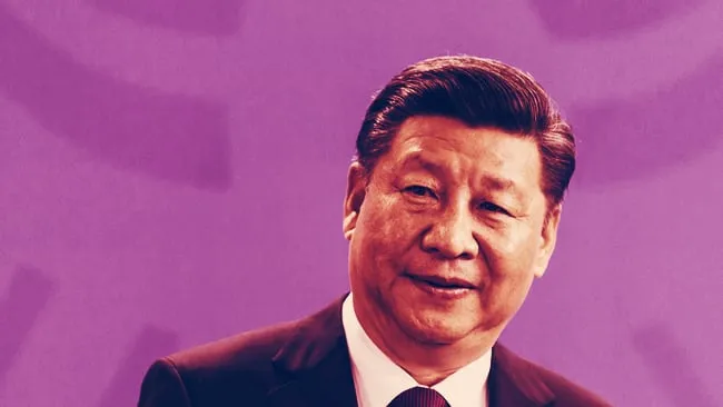 Mr. Xi eyeing up a cute distributed ledger. PHOTO CREDIT: Shutterstock