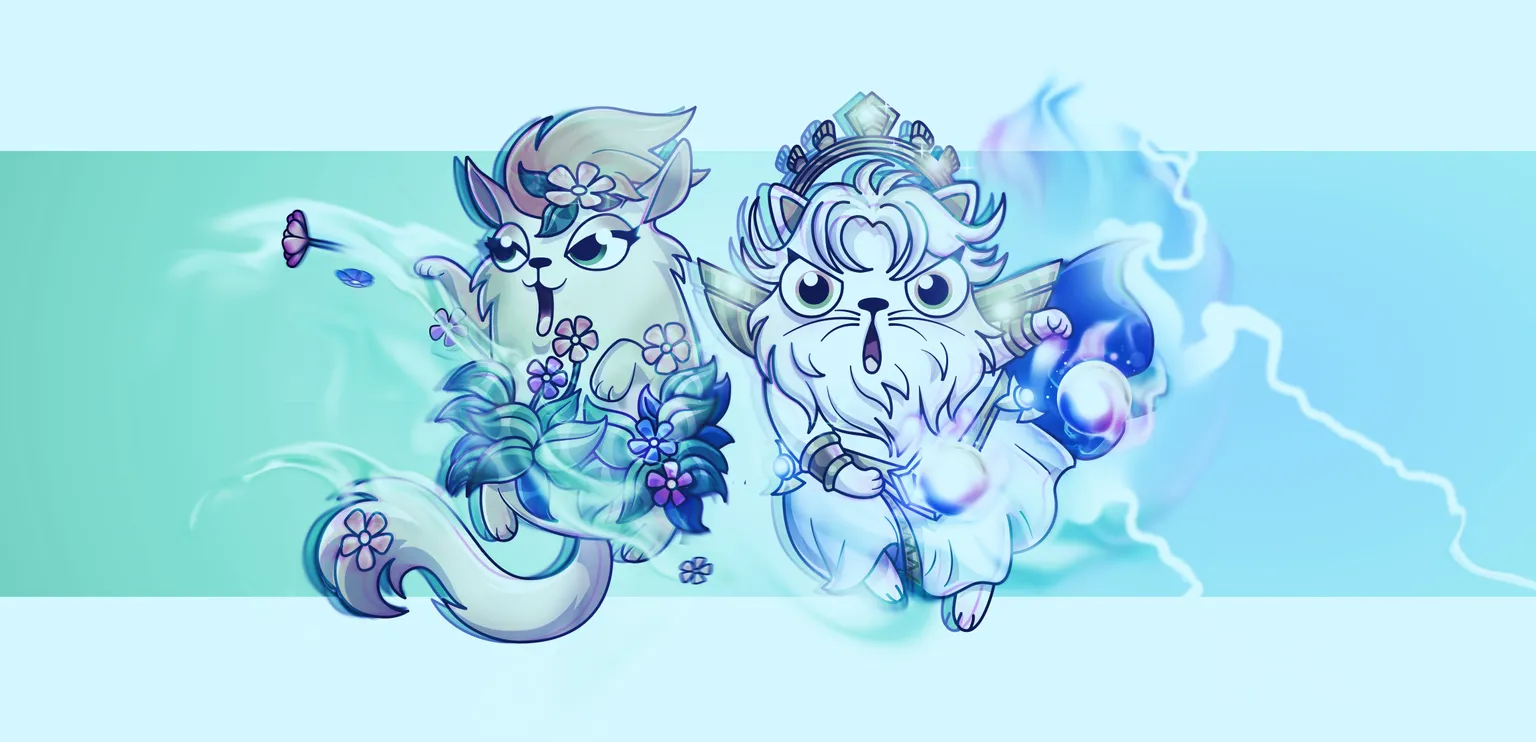 Looks like Aeoncat (left) and Hypurrion (right) will not be breaking new ground. Photo Credit: CryptoKitties