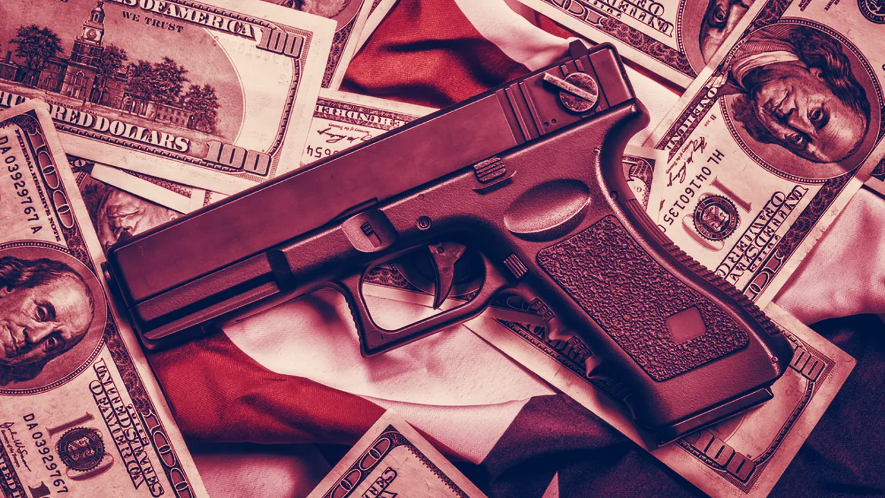 FreedomCoin: the crypto, gun-buying solution you didn't know you needed (and probably don't). PHOTO CREDIT: Shutterstock