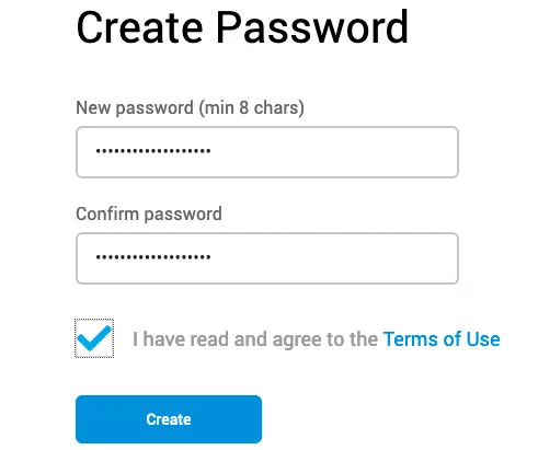 MetaMask password screen