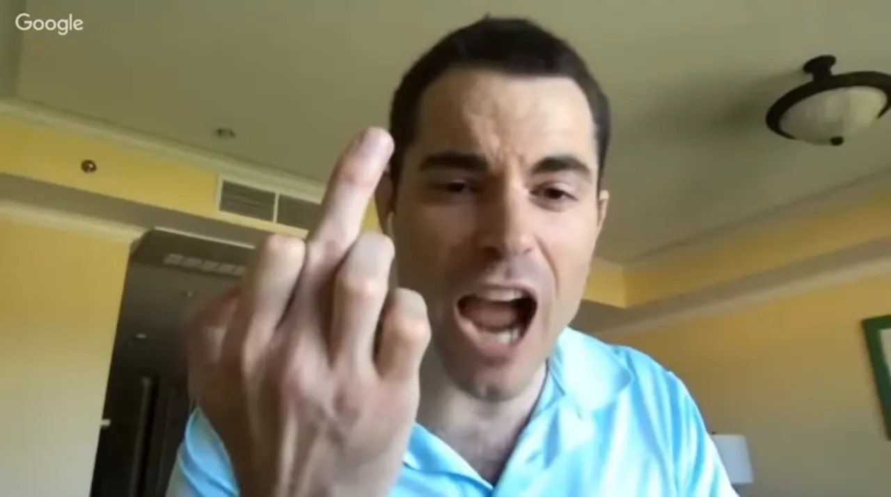 Roger Ver rage quits interview