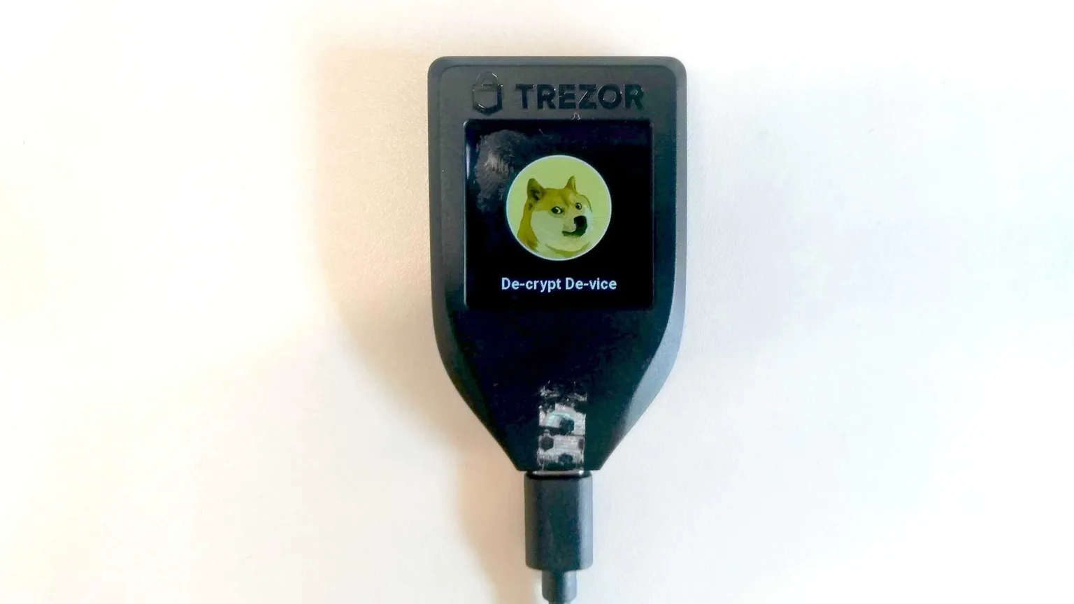 Trezor Model T hardware wallet