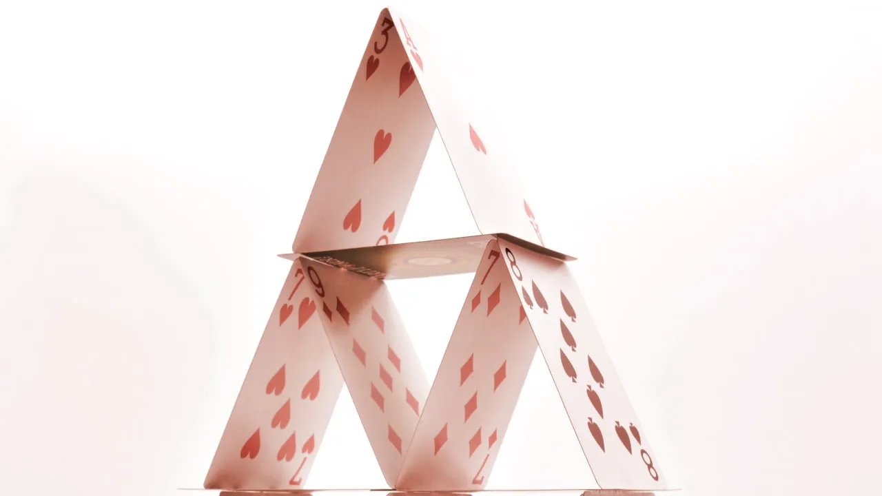 A Ponzi scheme can be a house of cards.