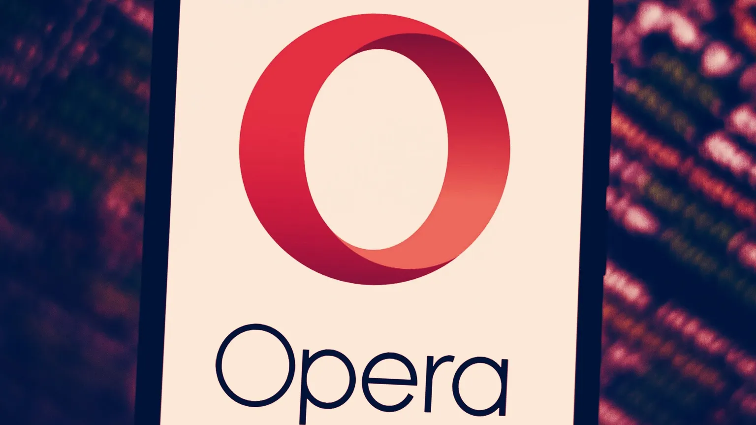 Opera browser. Imagen: Shutterstock