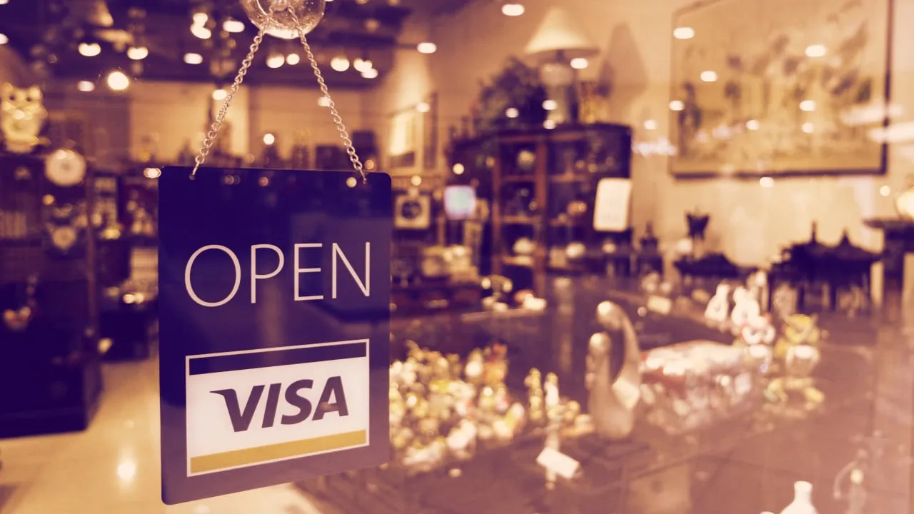 Visa in a shop. Remember shops? Image: Shutterstock.