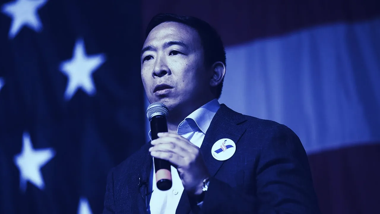 Andrew Yang has helped push crypto into mainstream political discussion. (IMAGE: Wikimedia)