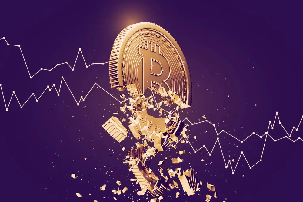 The price of Bitcoin has crashed. Image: Shutterstock