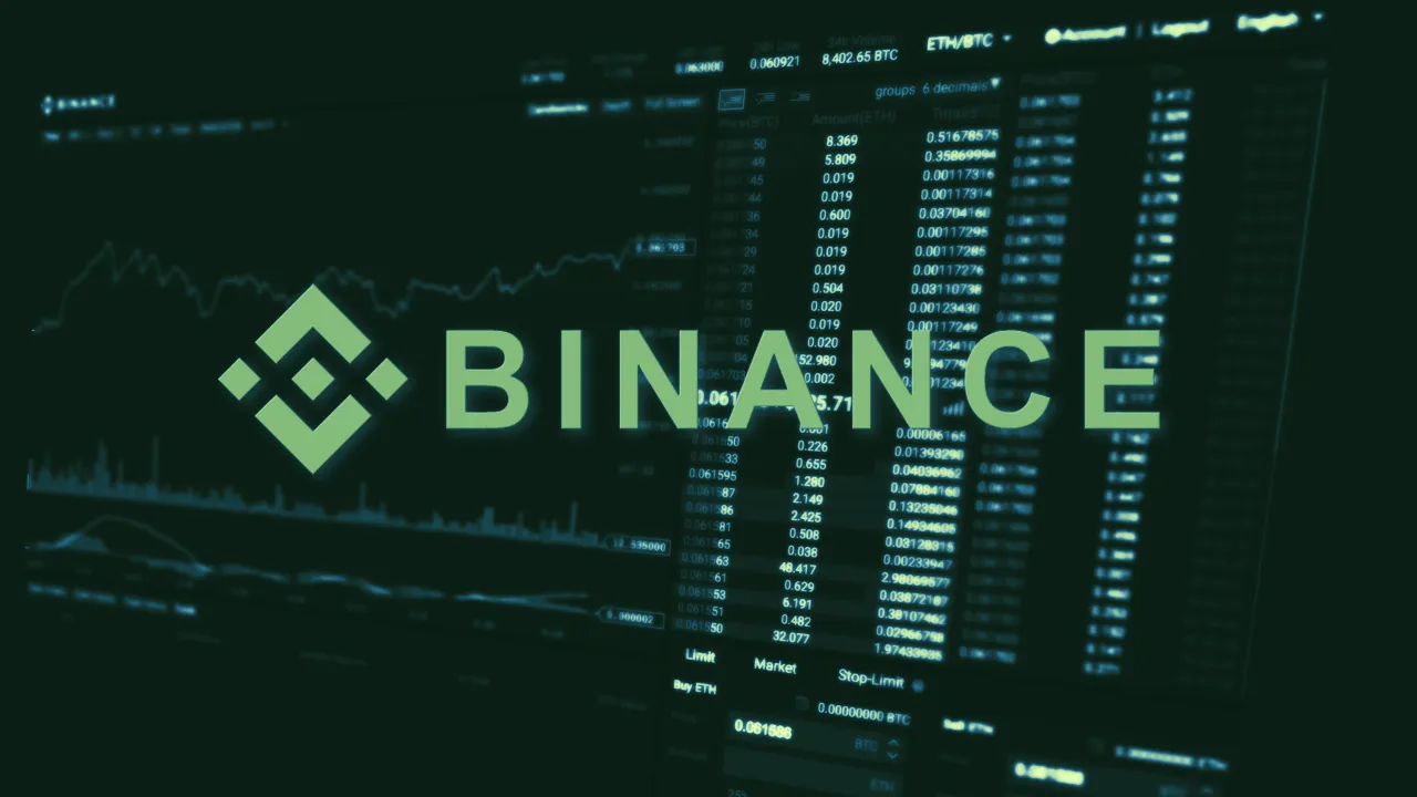 Crypto exchange Binance. Image: Shutterstock