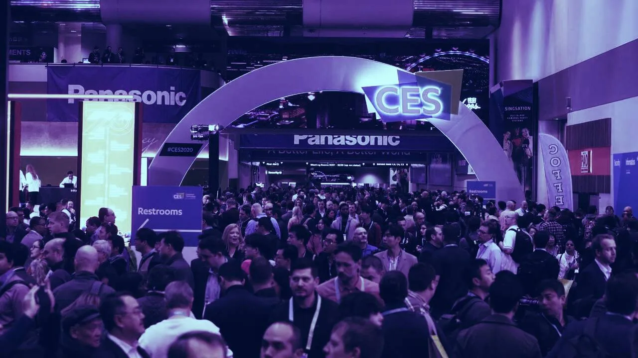 2020's Consumer Electronics Show saw a number of blockchain products launched (Image: CES)