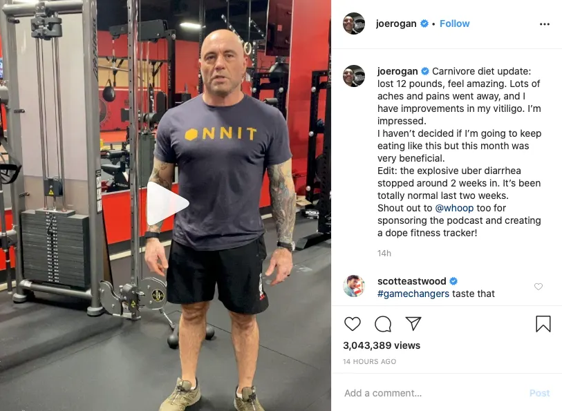 Joe-rogan-meat-diet-carnivore-bitcoin