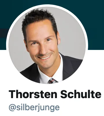 Thursten Schulte's handle is silberjunge