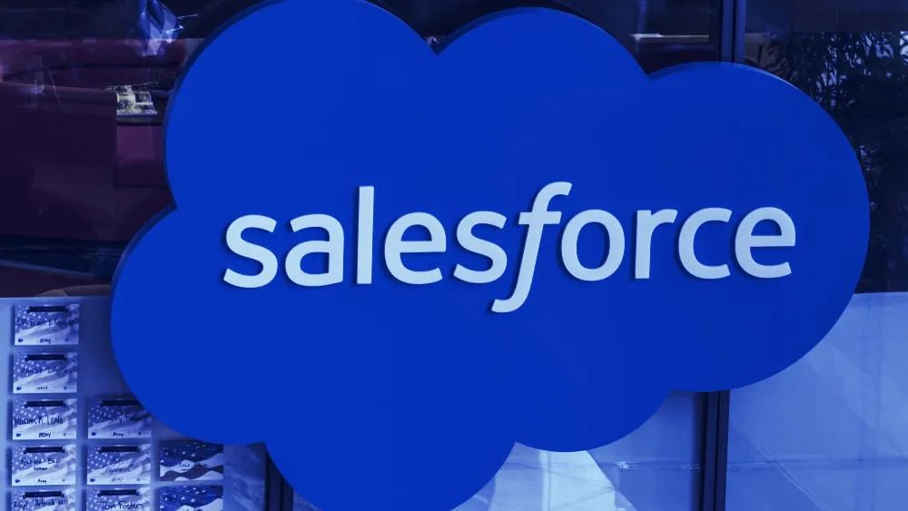 Salesforce were part of the investment round. Image: Shutterstock.