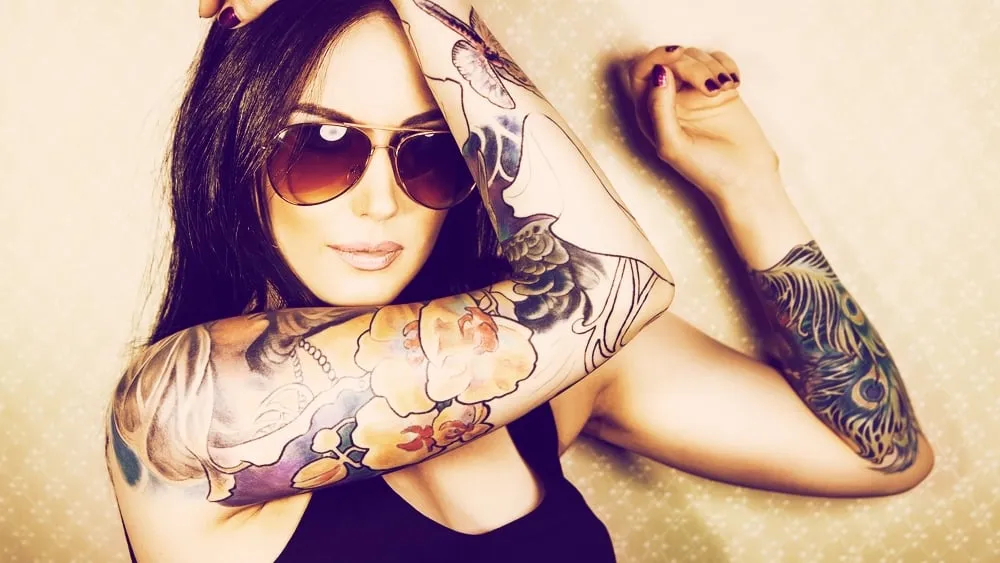 Would you get a tattoo for $50,000? Image: Shutterstock.