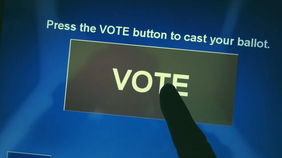 Machine voting round two. Will it fare any better? Image: Shutterstock.