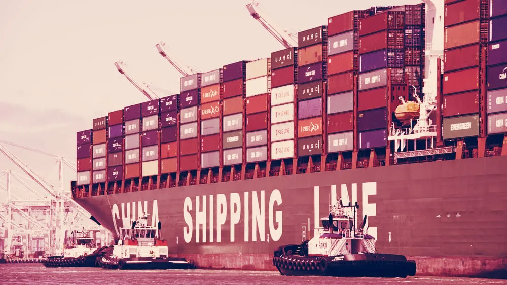 The report states blockchain will be used for the shipping industry. Image: Shutterstock.