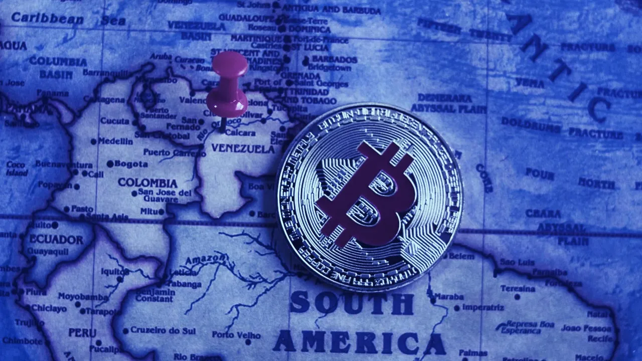 Venezuela and Bitcoin. Image: Shutterstock