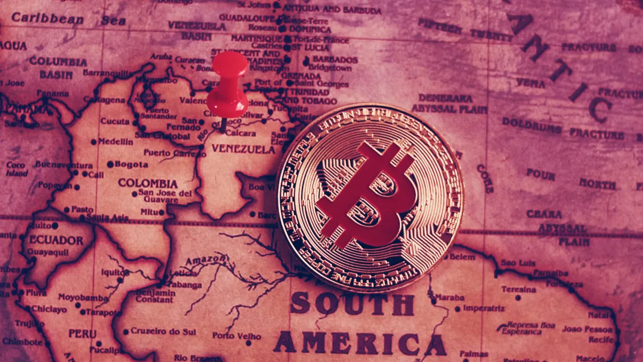 Venezuela and Bitcoin. Image: Shutterstock
