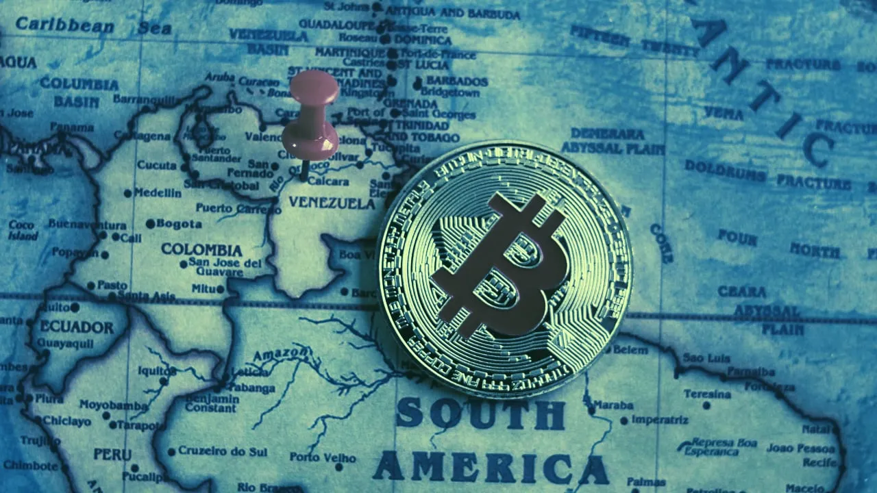Venezuela y Bitcoin. Image: Shutterstock