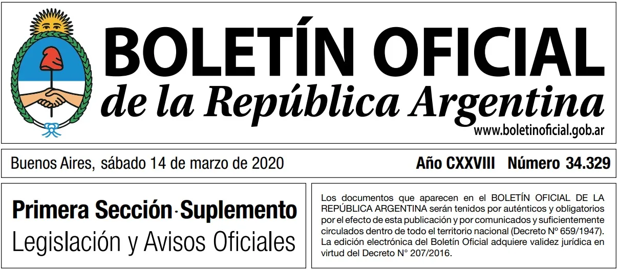 El Boletin Oficial de la Republica de Argentina fue hackeado. Imagen: Gobierno de Argentina