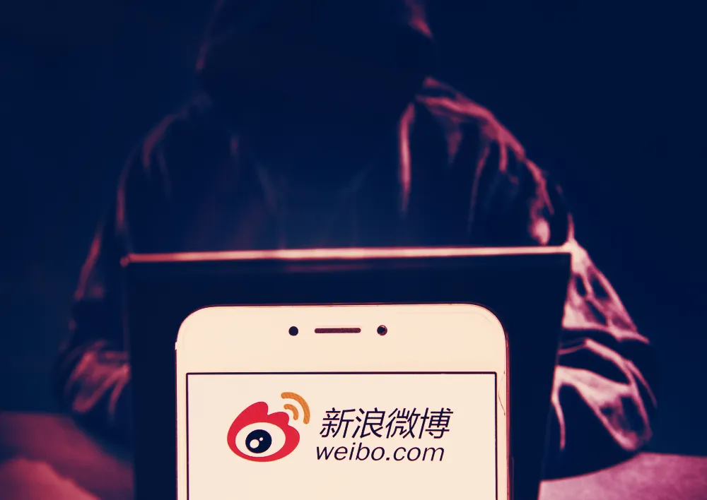 Some 500 million users lost their data to Weibo hackers last week.