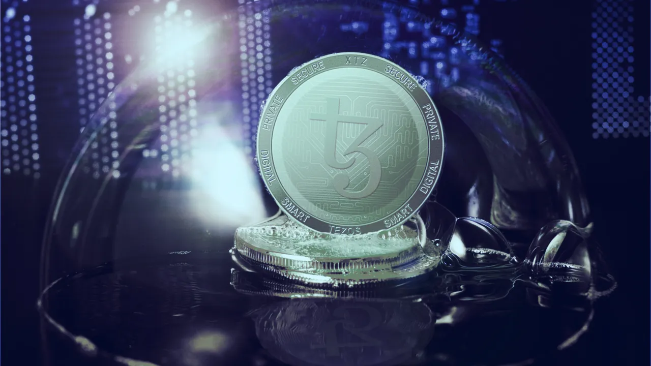 Tezos is up 10% after settling a lawsuit.
