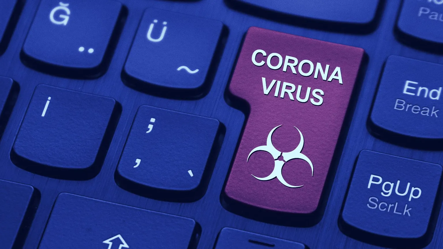 Coronavirus llega al mundo de las computadoras. Image: Shutterstock