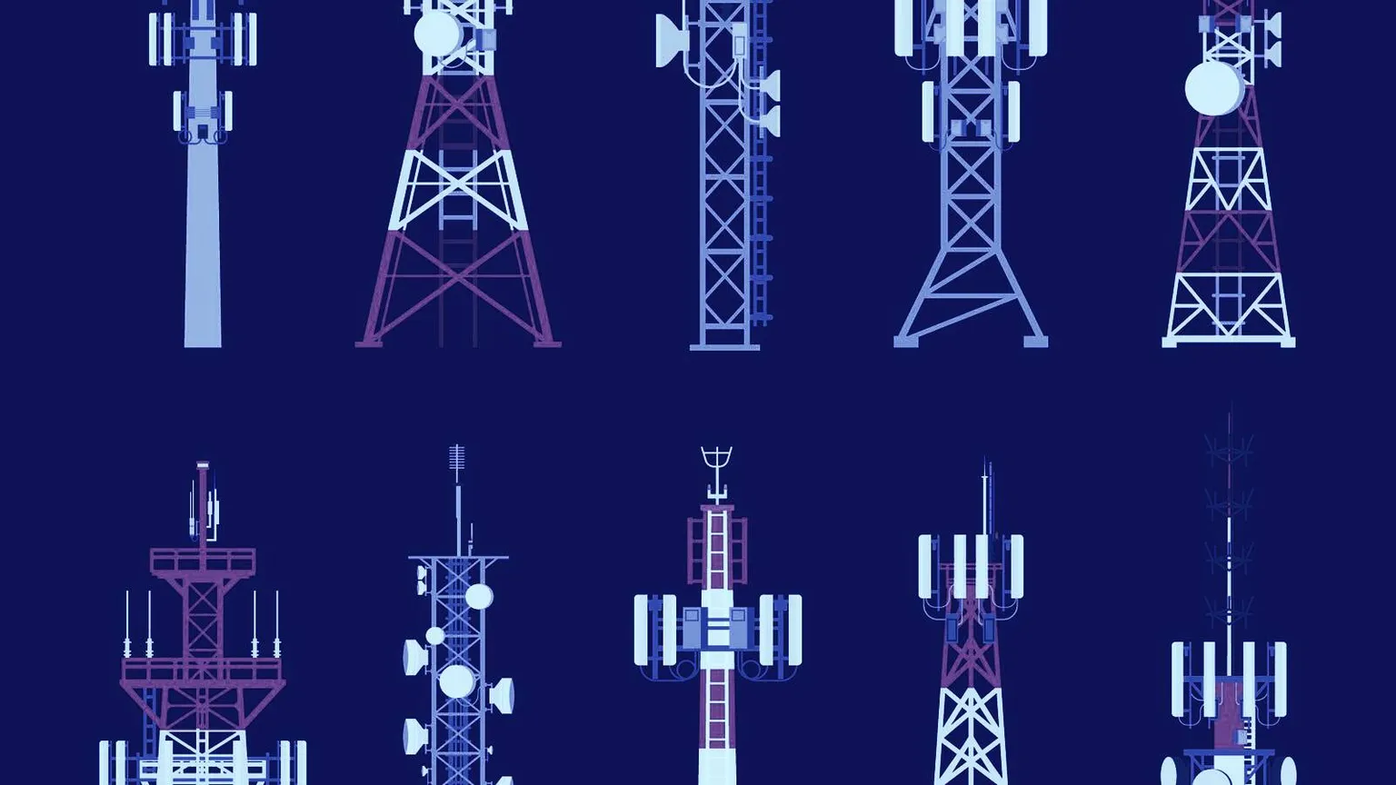 Las torres celulares se quemaron en el Reino Unido debido a la teoría de los 5G. Imagen: Shutterstock