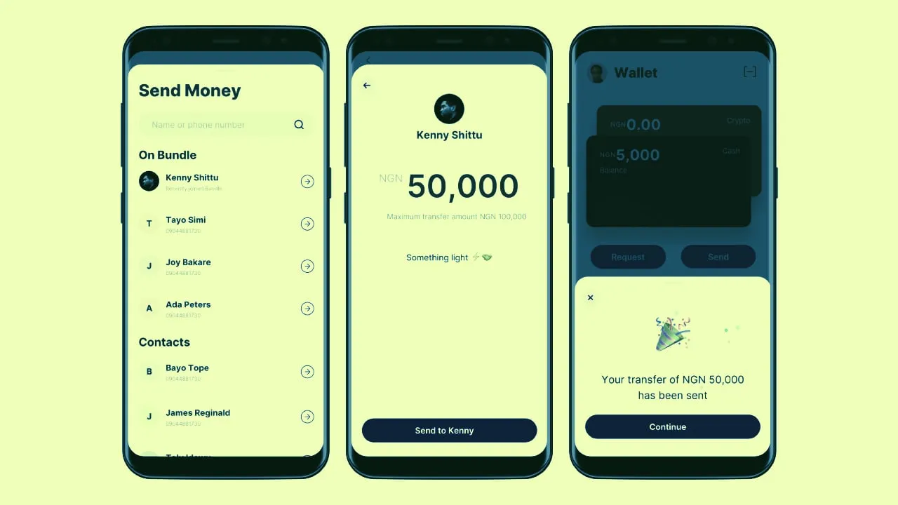 Bundle is an Africa-focused social payments app for cash and crypto. (Image: Binance)