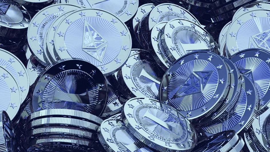 A pile of Ethereum coins. Image: Shutterstock.