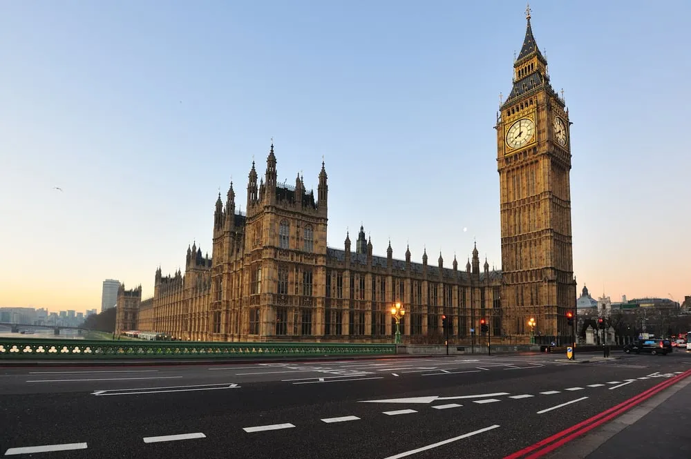 The Houses of Parliament, UK. Image: Shutterstock.
