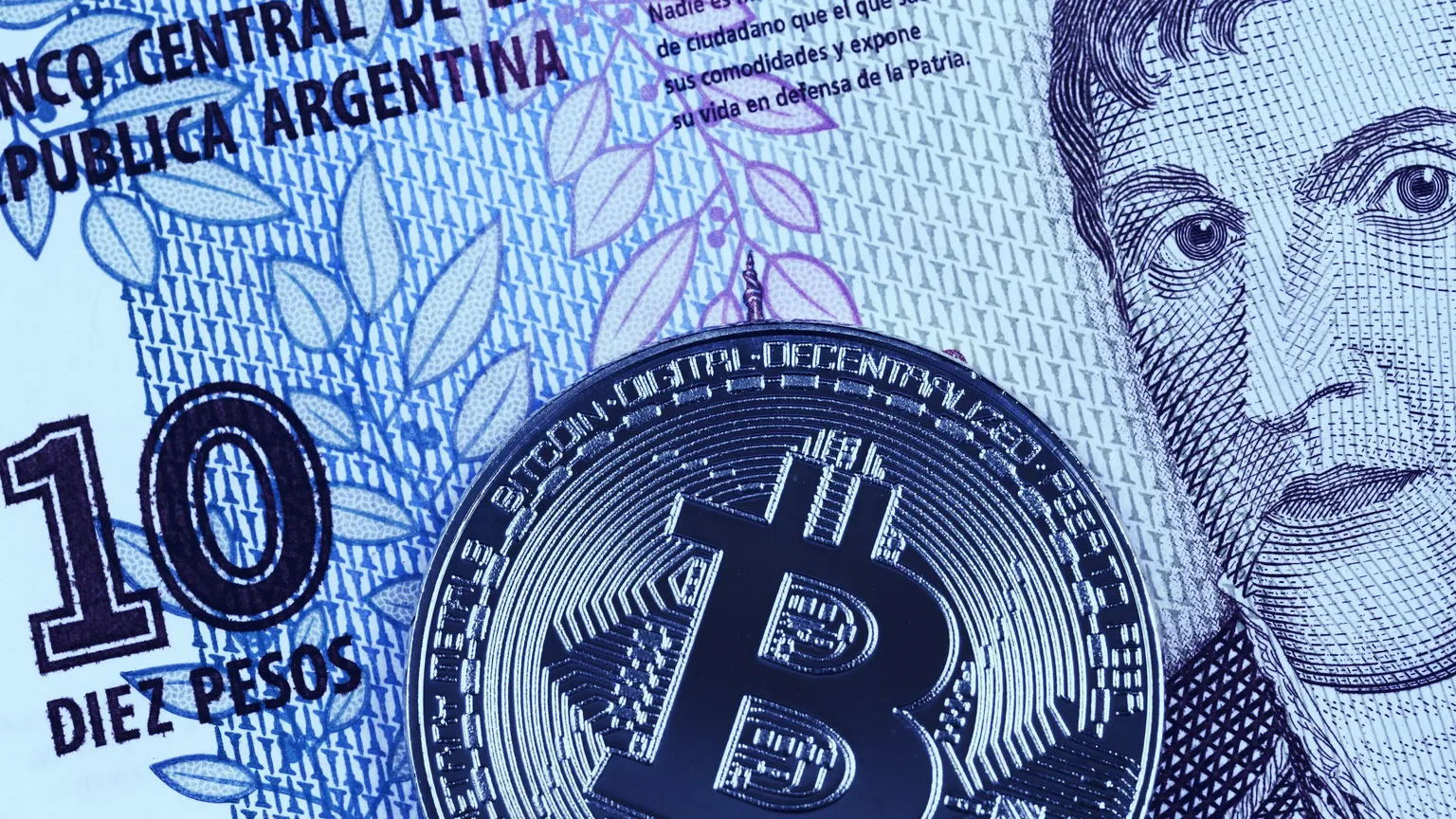 Bitcoin en Argentina. Imagen: Shutterstock 