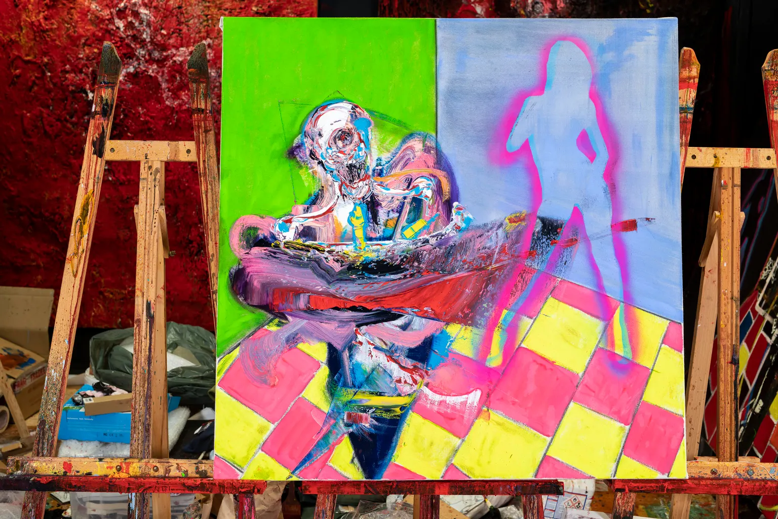 Studio of British artist Lincoln Townley
