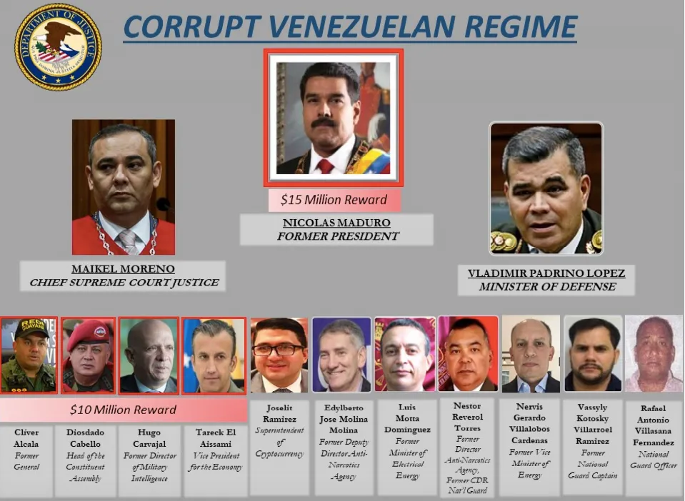 Joselit Ramirez aparece señalado de ser uno de los funcionarios corruptos de Venezuela, pero no había recompensa por el en un primer momento