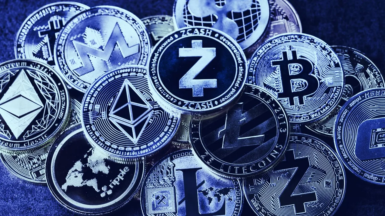 A variety of altcoins. Image: Shutterstock.