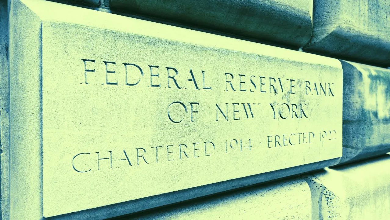 New York Federal Reserve. Image: Shutterstock