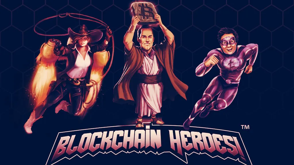Blockchain Heroes makes superheroes out of crypto community legends.