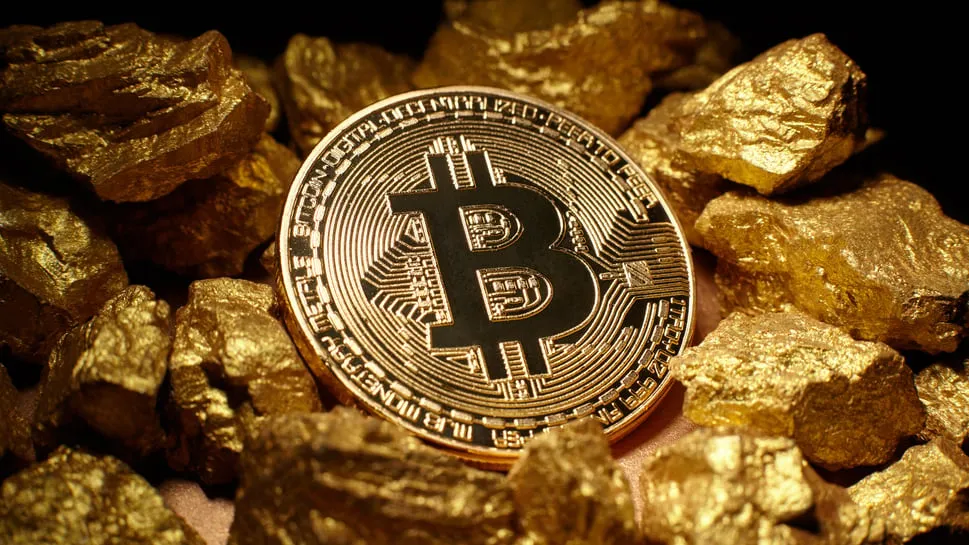El bitcoin se mueve con el oro