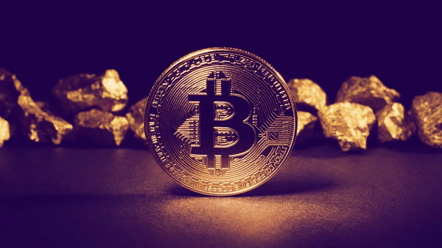 Comparando el precio de Bitcoin y el oro. Imagen: Shutterstock.