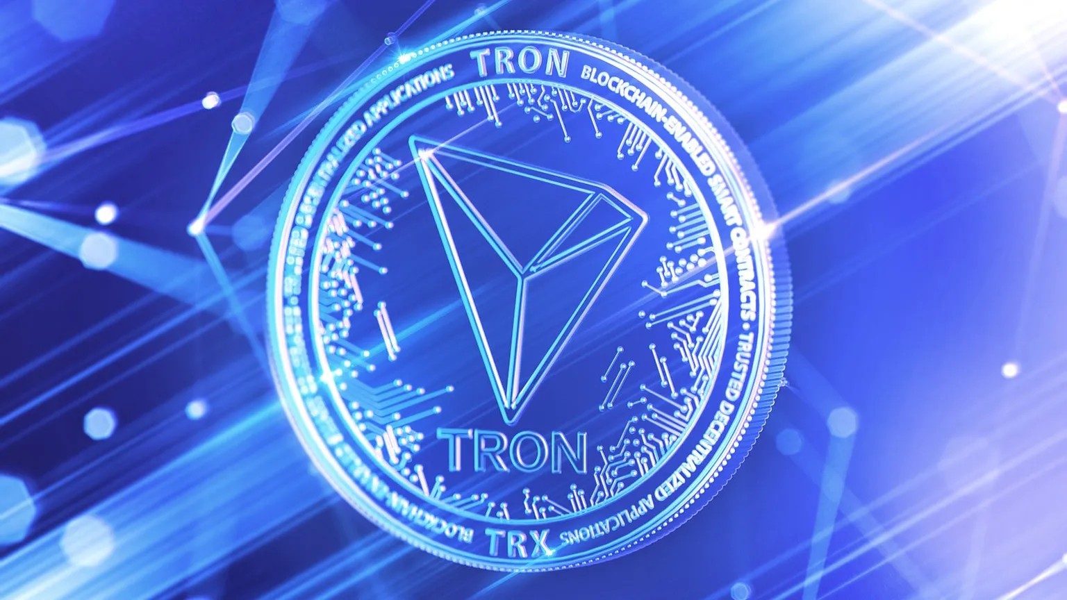Tron is a decentralized operating system based on blockchain and the TRX cryptocurrency (Image: Shutterstock)