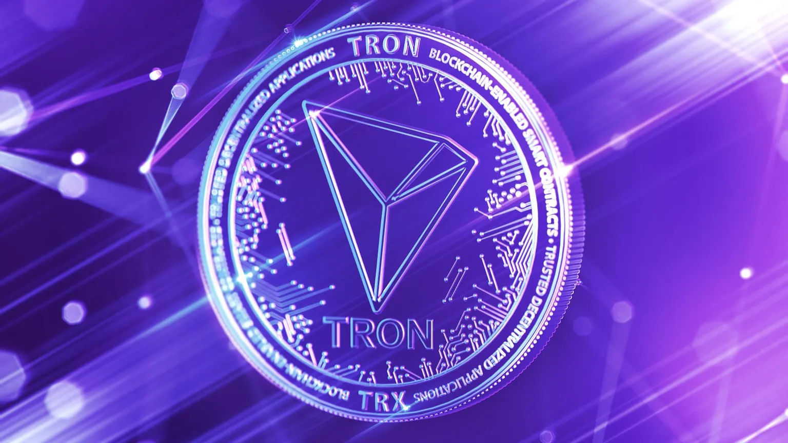 Tron is a decentralized operating system based on blockchain and the TRX cryptocurrency (Image: Shutterstock)