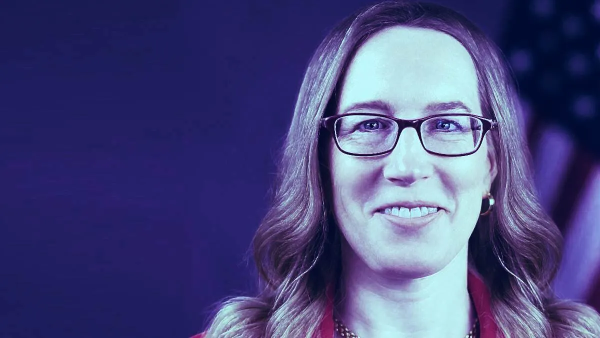 SEC commissioner Hester Peirce (source: SEC)