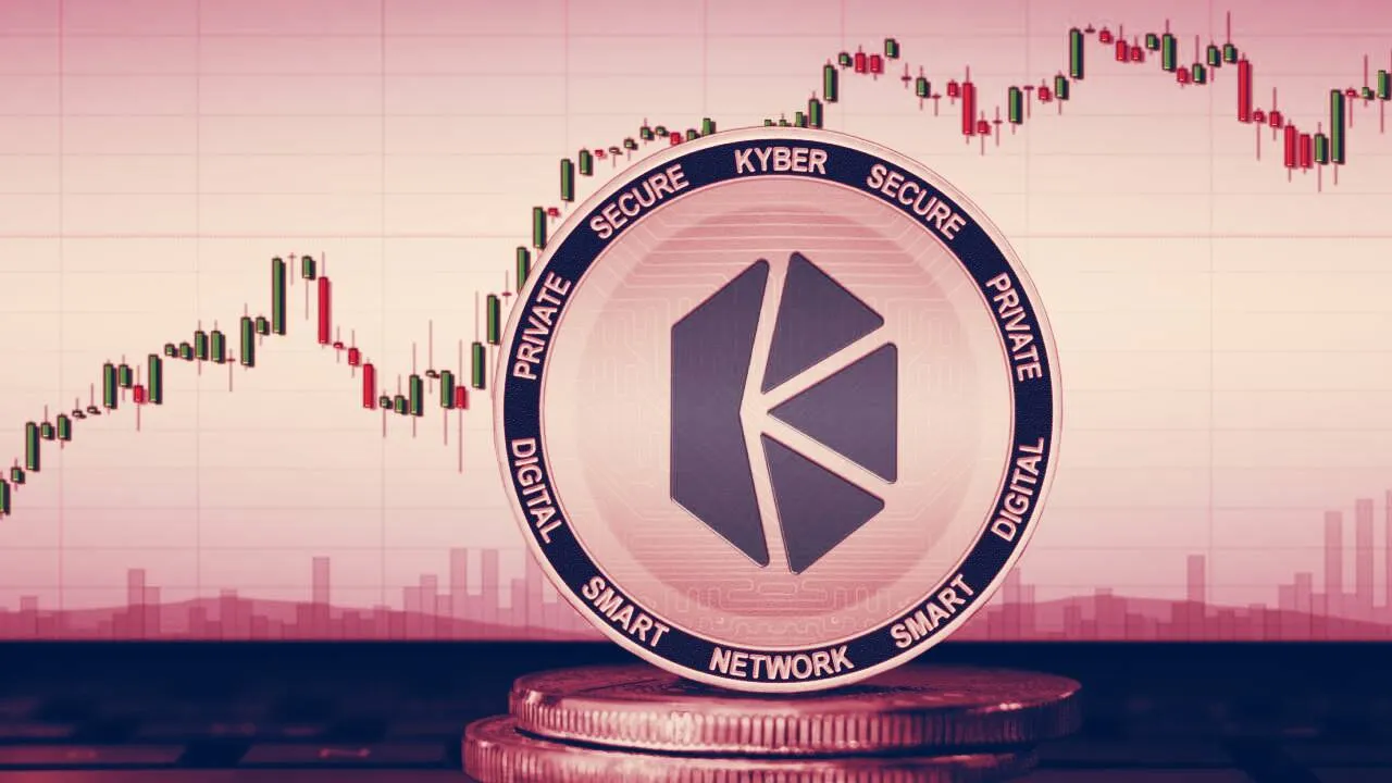 Kyber Network's price is up in recent days (Image: Shutterstock)