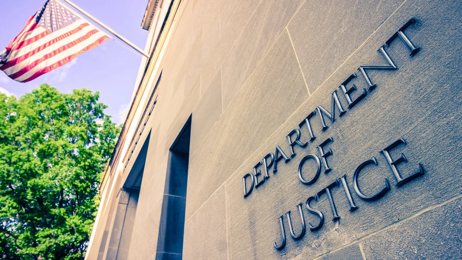 Department of Justice. Image: Shutterstock