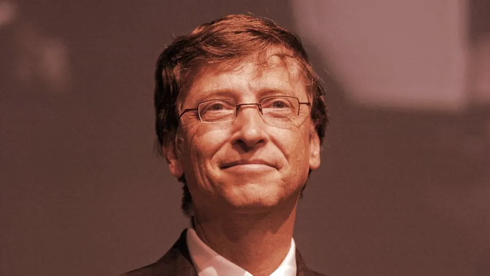 El fundador de Microsoft, Bill Gates. Imagen: Shutterstock.