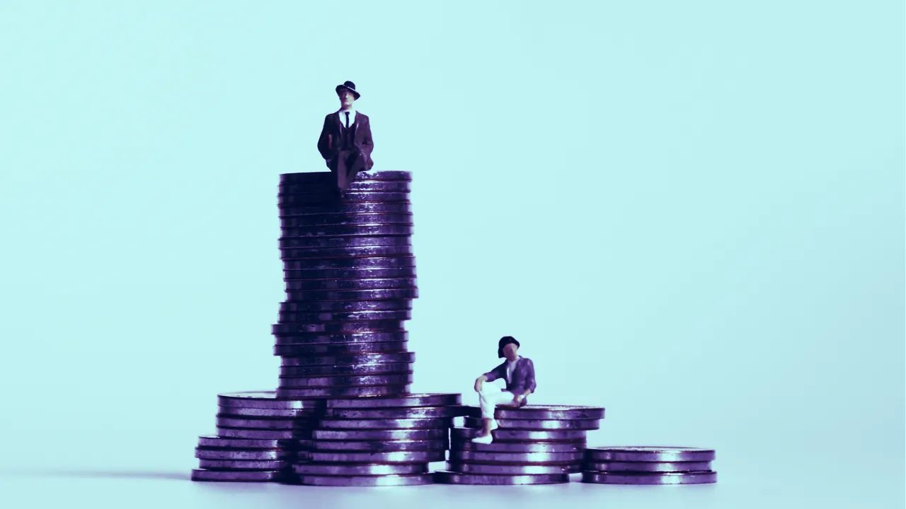 En las finanzas descentralizadas, sólo los ricos se hacen más ricos. Image: Shutterstock